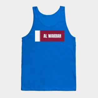 Al Wakrah City in Qatar Flag Tank Top